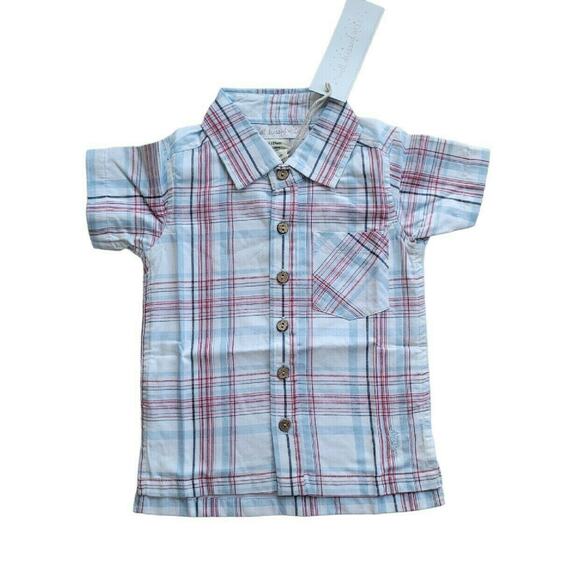 Well Dressed Wolf Boy's Americana Plaid Shirt